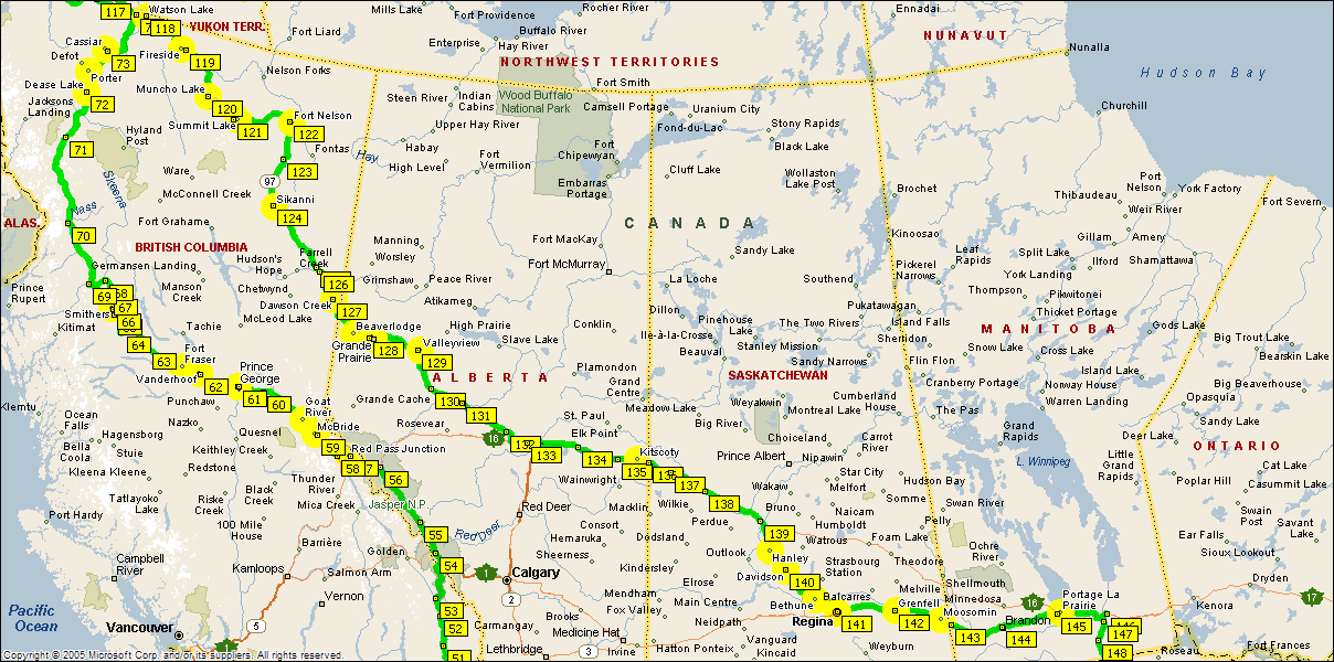 Alaska Round Trip CANADA